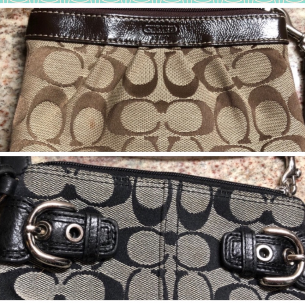 *final price* 2 Coach Wristlets